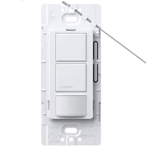 Maestro Dual Circuit Motion Sensor Switch, 6-Amp/Single-Pole, White (MS-OPS6-DDV-WH)