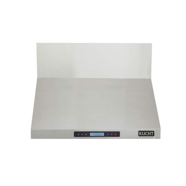 Kucht Professional 30 in. Wall Mounted Range Hood 900 CFM in Stainless Steel