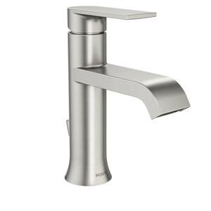 Genta Single Hole Single-Handle Bathroom Faucet in Spot Resist Brushed Nickel