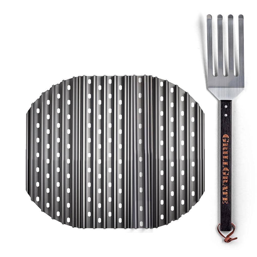 GrillGrate 13.75 in. x 17.5 in. Grates for the Chargriller Akorn and
