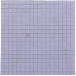 Skosh Glossy Floral Purple Red 11.6 in. x 11.6 in. Glass Mosaic Wall and Floor Tile (18.69 sq. ft./case) (20-pack)