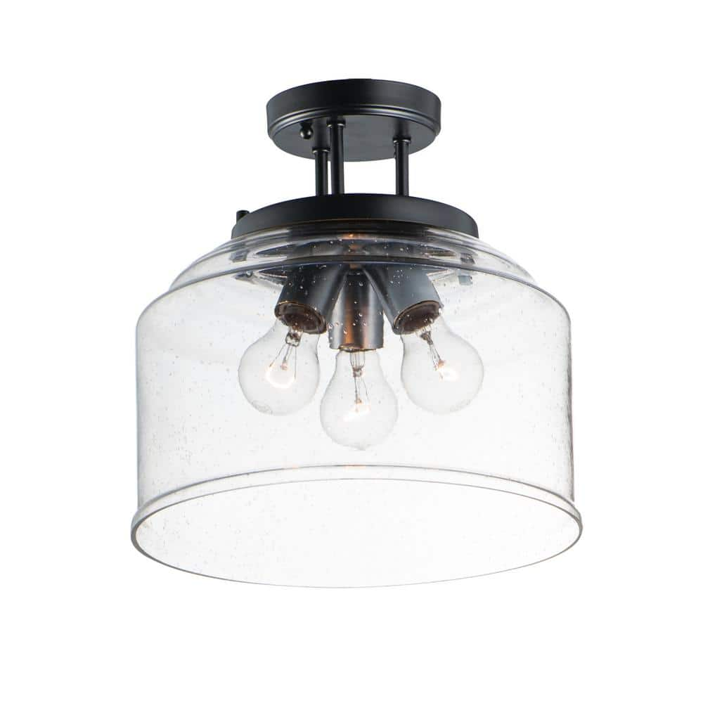 Maxim Lighting Acadia 12.75 in. 3-Light Semi-Flush Mount 12271 - The ...