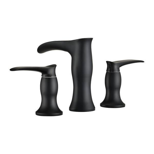 Maincraft 8 in. Widespread 2Handle Waterfall Bathroom Faucet with