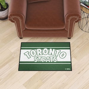 NHL Retro Toronto St. Pats Green 2 ft. x 3 ft. Starter Mat Area Rug