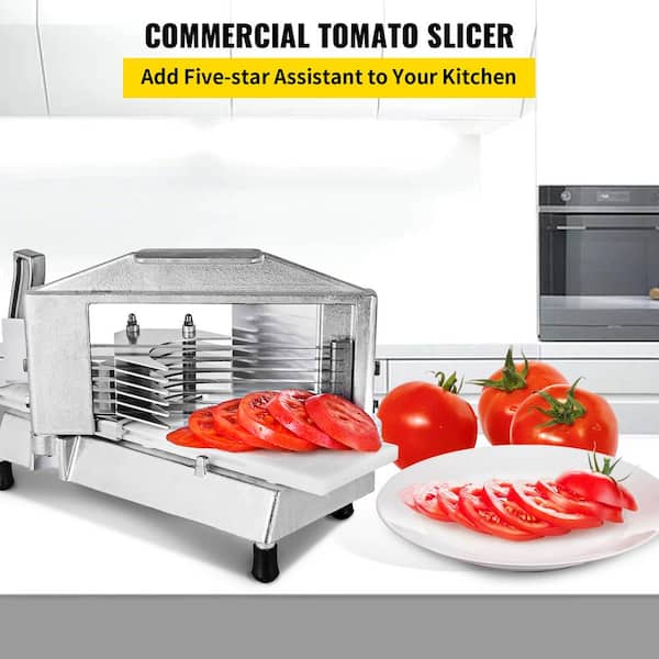VEVOR 3/8 in. Commercial Tomato Slicer Heavy Duty Tomato Slicer Tomato  Cutter Vegetable Chopper for Restaurant or Home Use 3-8YCXHSQPJ000001V0 -  The Home Depot