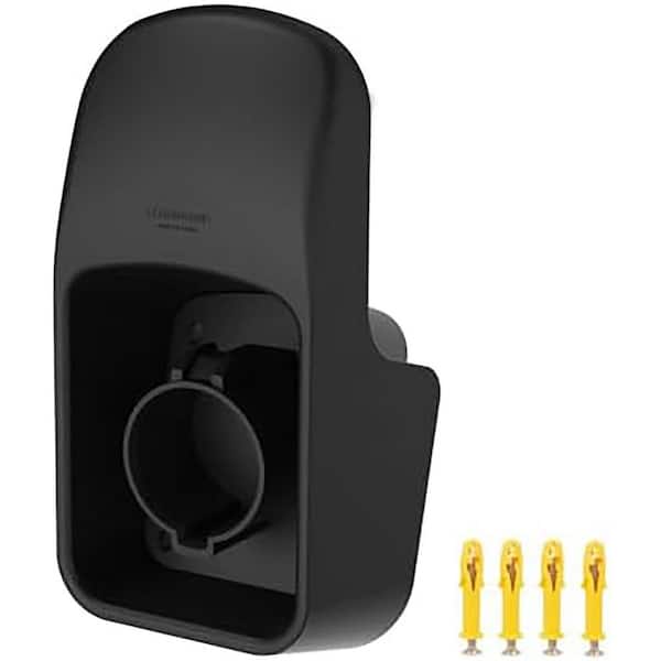 Electric Vehicle Type 1 Wall-Mounted Cable Holder SAE J1772 Charging Nozzle Holster Dock with Screws Indoor Outdoor