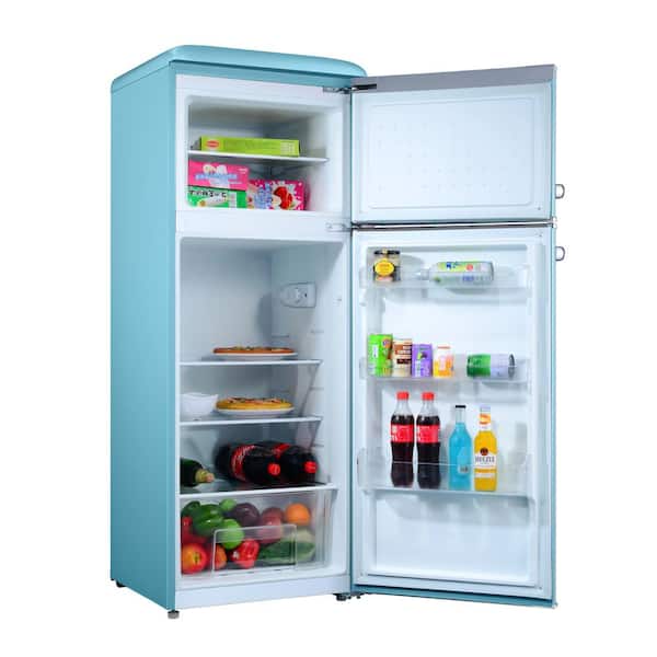 Galanz Rffk003c Retro 86l Mini Fridge Freezer Cream Standard Refrigerators Large Appliances Umoonproductions Com