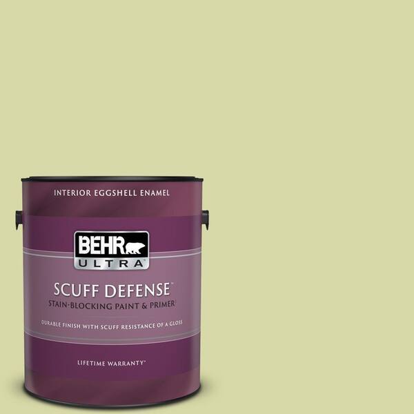 BEHR ULTRA 1 gal. #410C-3 Celery Sprig Extra Durable Eggshell Enamel Interior Paint & Primer