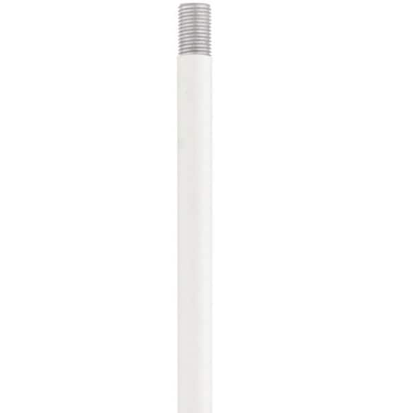 Livex Lighting Textured White 12 in. Length Rod Extension Stem