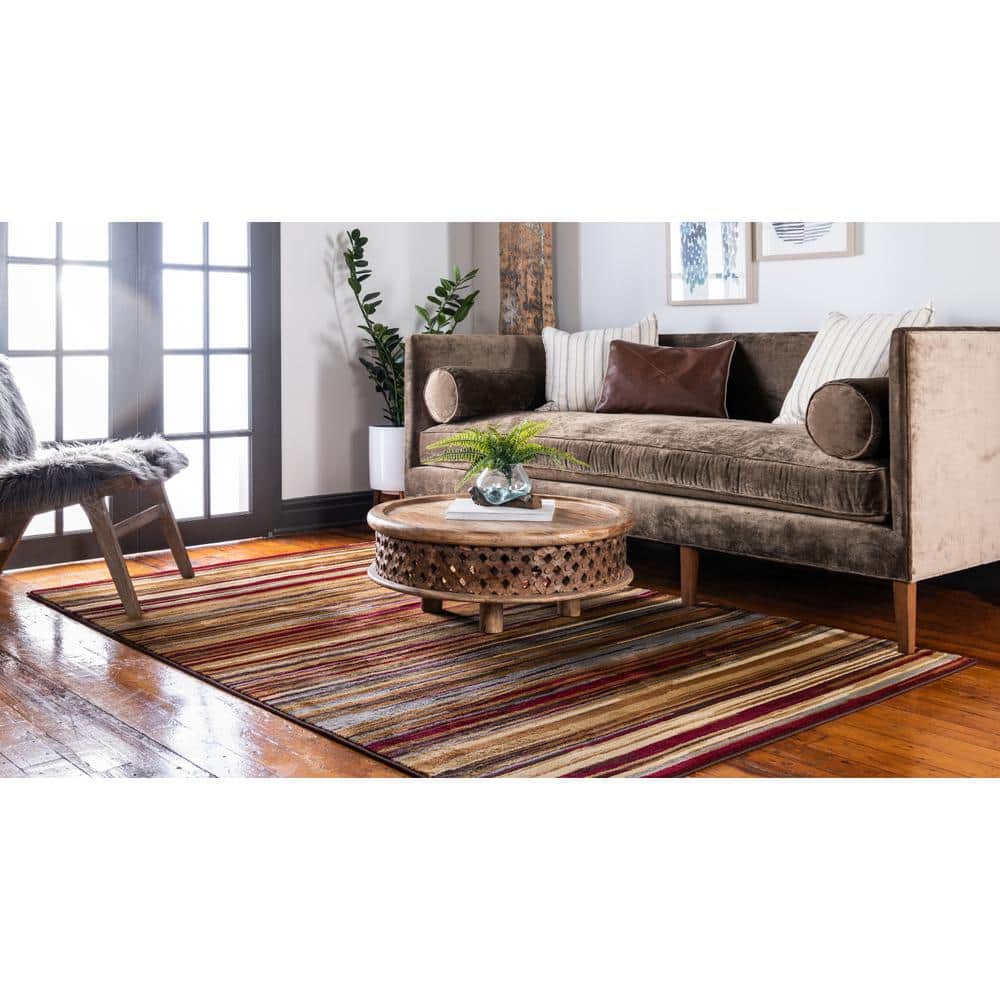 Handmade Braided Spot 4' x 6' Black Synthetic Rug