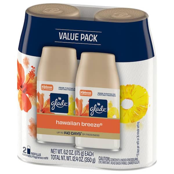 Glade 6.2 oz. Hawaiian Breeze Automatic Air Freshener Refill (2