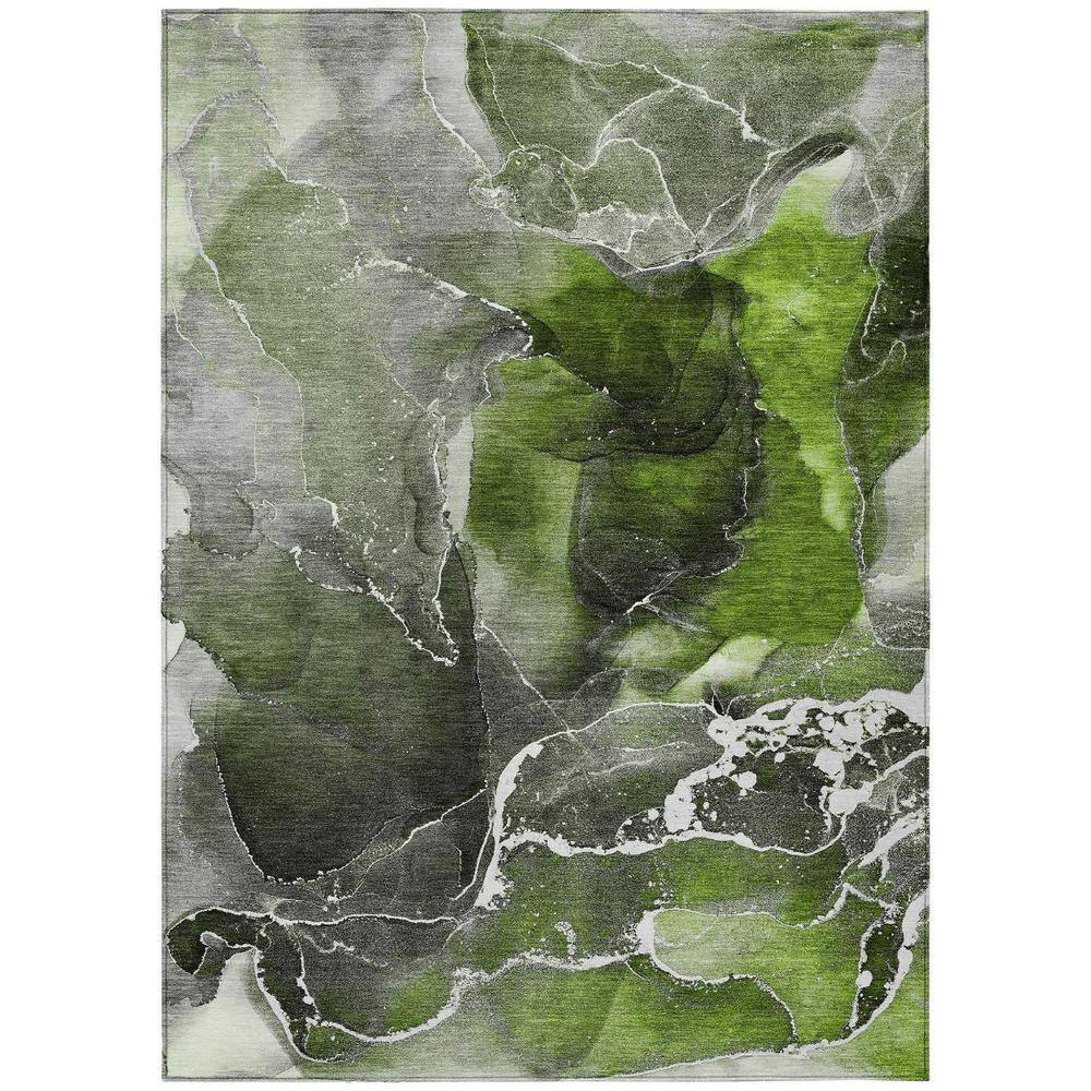 Green 10 ft. x 14 ft. Abstract Indoor /Outdoor Area Rug price history on PriceWatchPro