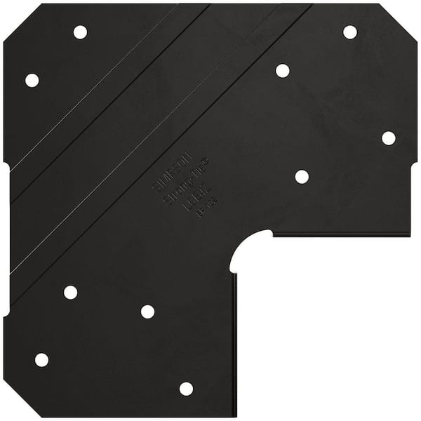 IDEA アイデア　316 Simpson Strong-Tie Outdoor Accents LCEPC ZMAX, Black Powder-Coated