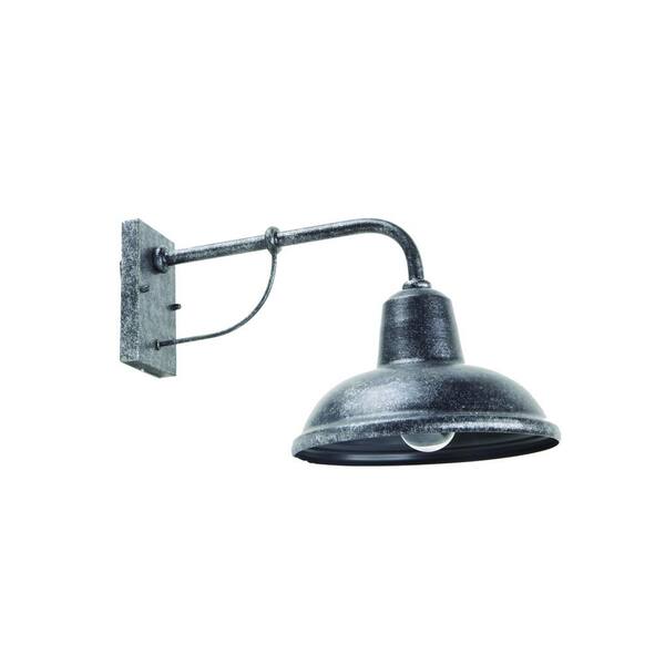 Unbranded Tanner 1-Light Stone Outdoor Wall Mount Barn Light Sconce