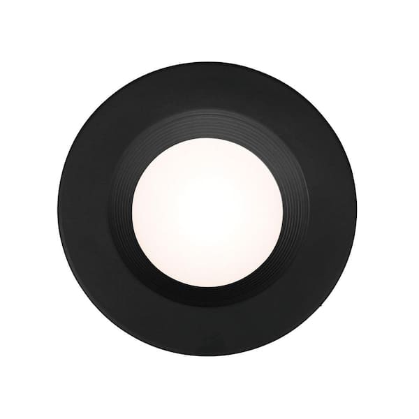EnviroLite EnviroLite 5in. / 6 in. Integrated LED Black Round