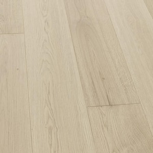 Take Home Sample - Maybecks French Oak Tongue & Groove Wire Brushed Engineered Hardwood Flooring -9.4 in. Wide x 7 in. L