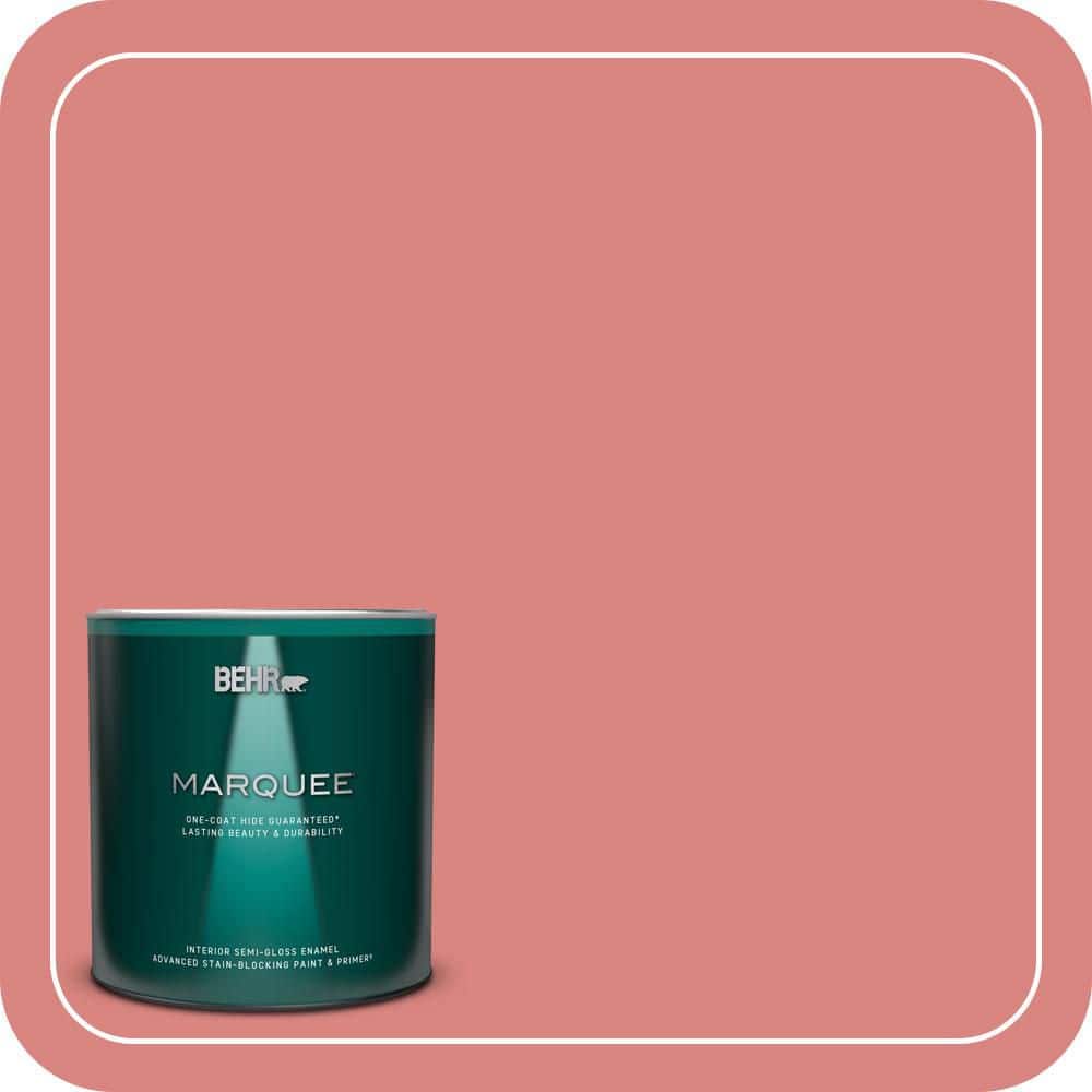 1 qt. #M160-5 Pink Damask Semi-Gloss Enamel Interior Paint & Primer price history on PriceWatchPro