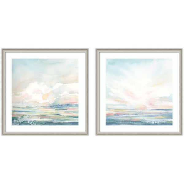 2-Piece Sylvie "Heavenly Stillness 2-Piece" by Julie Maida Framed Art Print Set 26 in. x 54 in.