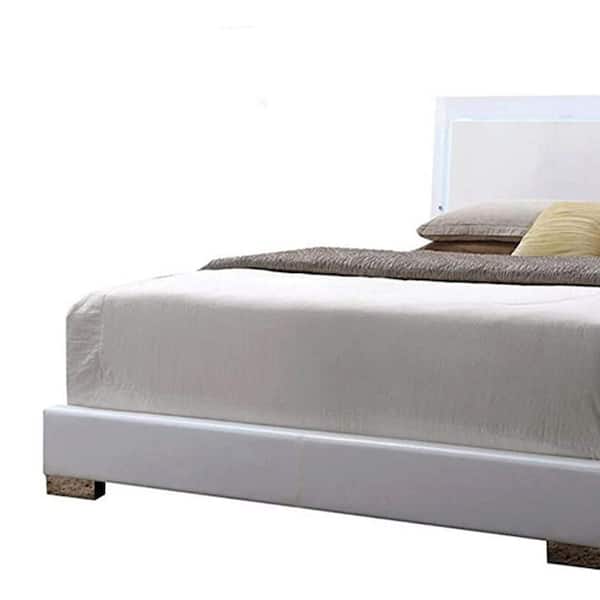 ベッドフレーム ACME FURNITURE / GRANDVIEW BED QUEEN Queen Bed, Beige Fabric & Antique Taupe - Walmart.com