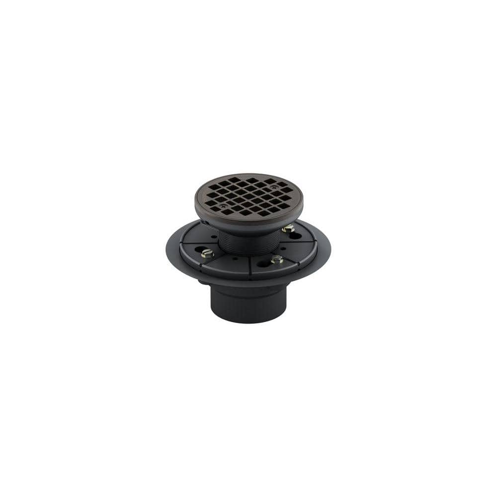 KOHLER Round Design TileIn Shower Drain, OilRubbed Bronze K91352BZ
