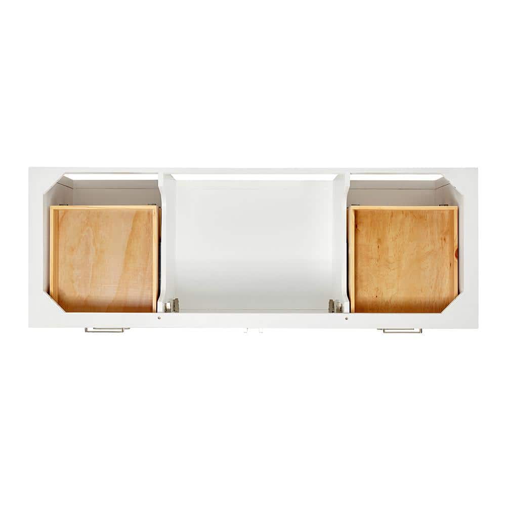 Magnolia 61" White Freestanding Single Bathroom Vanity Set