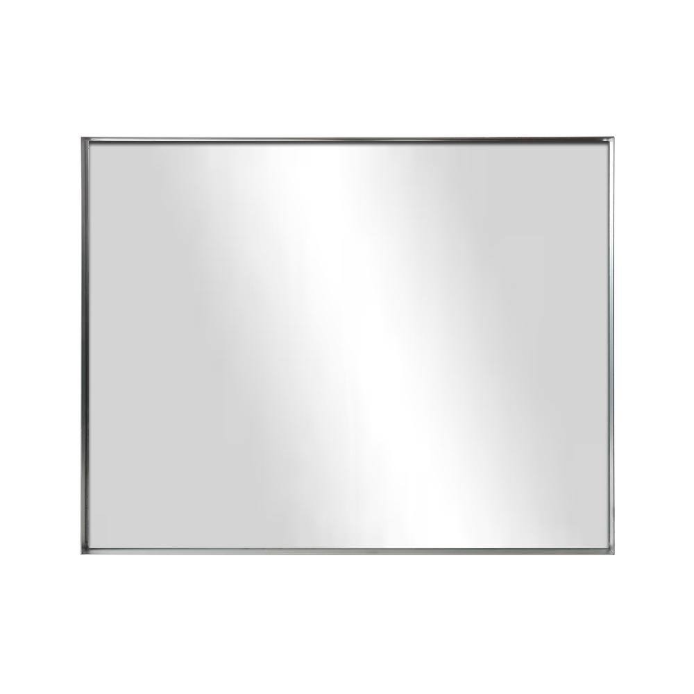 40 in. W x 30 in. H Large Rectangular Aluminum Framed Wall Bathroom Vanity 