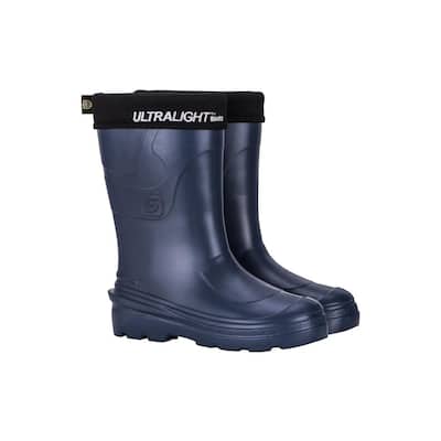 Women Montana Ultralight EVA Rain Garden Work Leisure Boots - Navy Size 9.5/10
