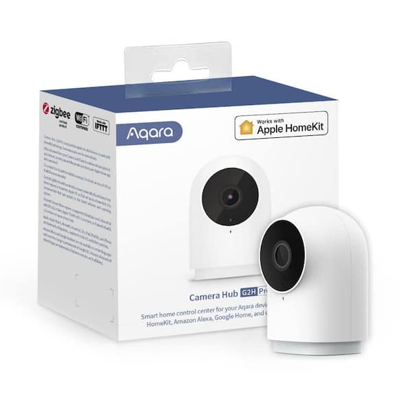 Aqara Camera Hub G2H Pro, 1080p HD HomeKit Secure Video Indoor Camera, Night Vision, Two-Way Audio, Zigbee Hub, Plug-in