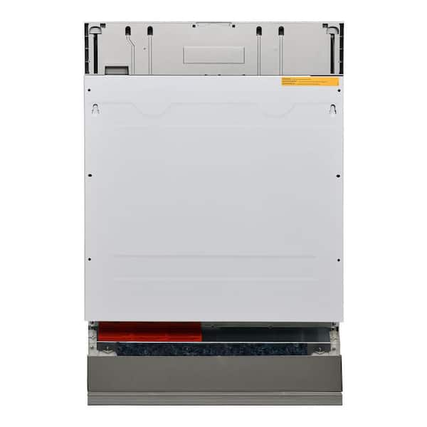 Hallman Panel Ready 24 in. Built-In, Dishwasher with Stainless Steel Metal Spray Arms