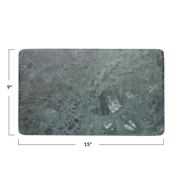 Green Rectangular Marble Cutting Board
