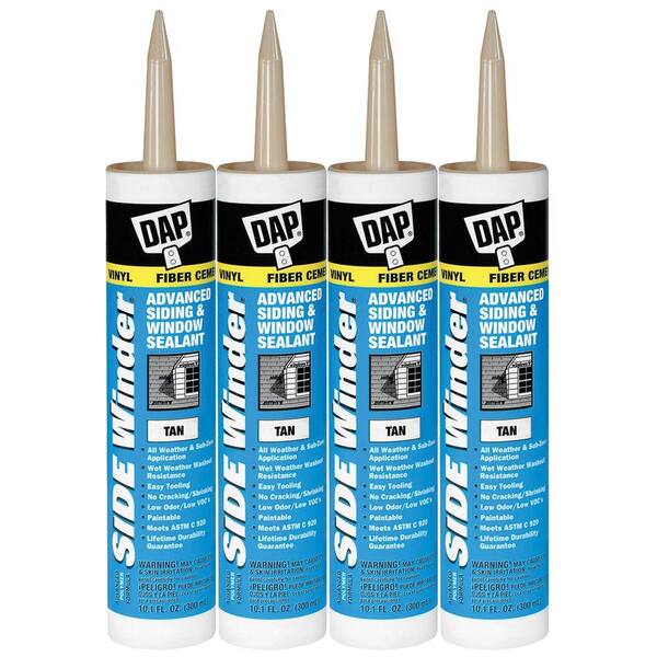 DAP 10.1-oz. Tan Sidewinder Advanced Siding and Window Sealant (4-Pack)-DISCONTINUED