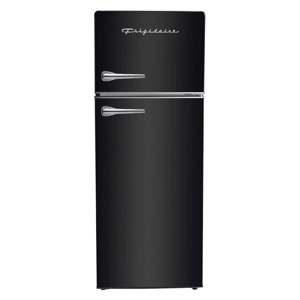 ★ FRIPIER_vintage_★ Frigidaire 7.2 cu. ft. Retro Top Freezer Refrigerator in Black
