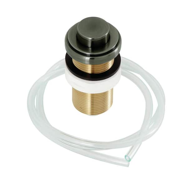 Kingston Brass Trimscape Disposal Air Switch in Black Stainless