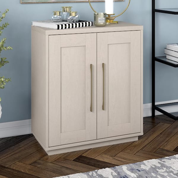 Meyer&Cross Tillman 28 in. Alder White Rectangular Accent Storage Cabinet