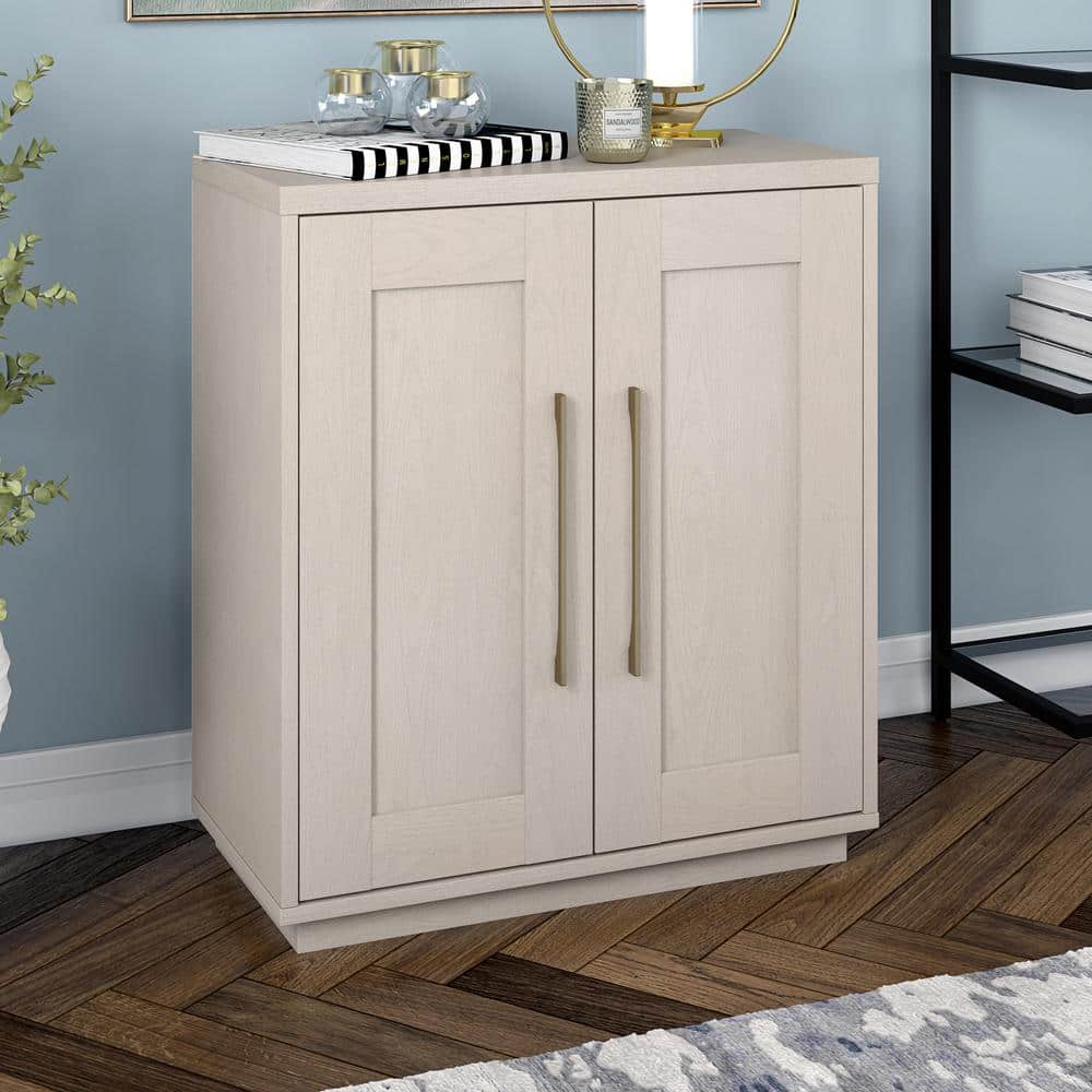 Meyer&Cross Tillman 28 in. Alder White Rectangular Accent Storage