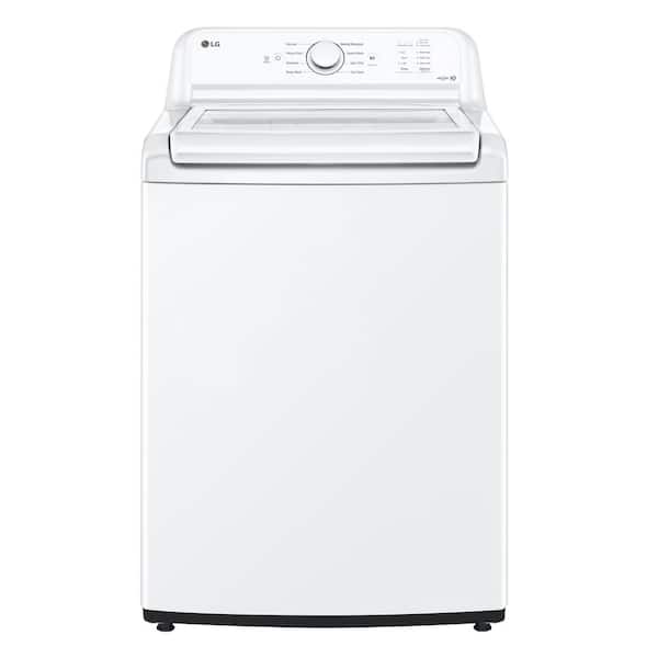 LG 4.3 cu. ft. Top Load Washer in White with SlamProof Glass Lid, Impeller and True Balance Anti-Vibration