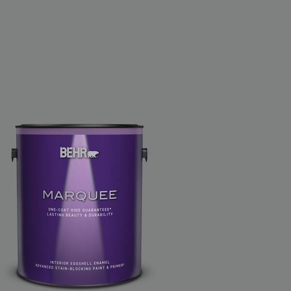 BEHR MARQUEE 1 gal. #T12-10 Game Over Eggshell Enamel Interior Paint & Primer