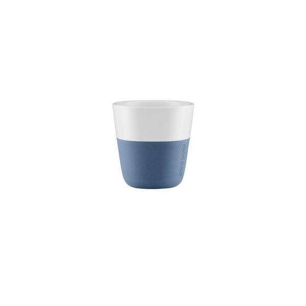 Eva Solo 3 oz. Porcelain Espresso Tumbler with Silicone Sheath in Moonlight Blue, Set of 2