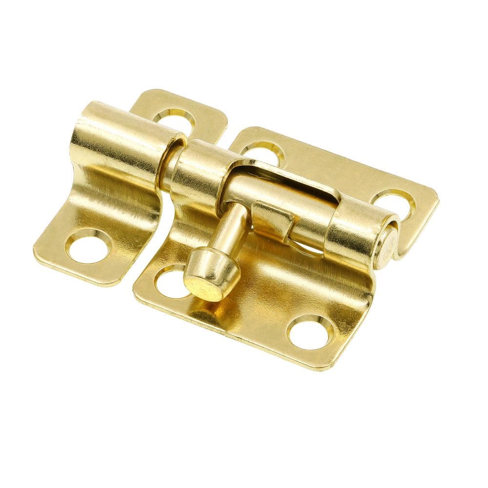 Door and Gate, Slide Barrel Bolt Latch 2 inch with Screws, Brass Plated (Single Pack) price history on PriceWatchPro