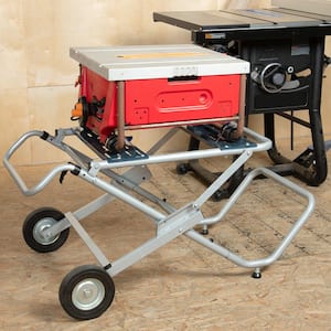 Rolling Foldable Table Saw Stand