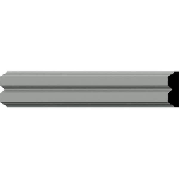 Ekena Millwork SAMPLE - 5/8 in. x 12 in. x 2 in. Urethane Hillsborough Chair Rail Moulding