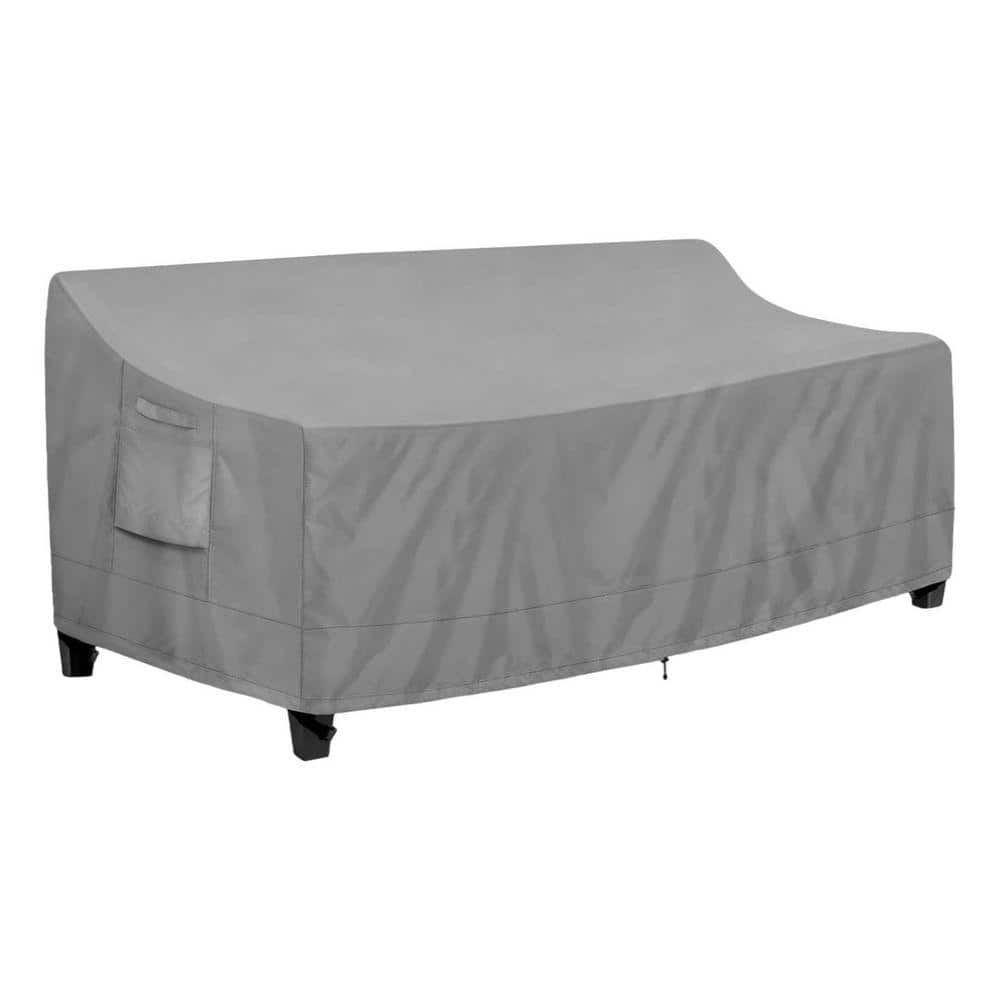 85W x 35D x 35H Grey 3-Seater Outdoor Couch Cover Waterproof Patio Sofa Furniture Covers with Air Vent and Handles price history on PriceWatchPro