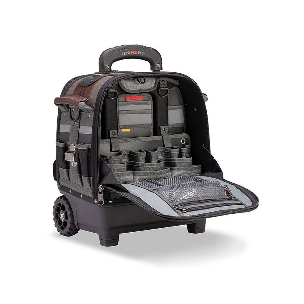 Tech-LC Wheeler Black and Gray Nylon Rolling Tool Bag