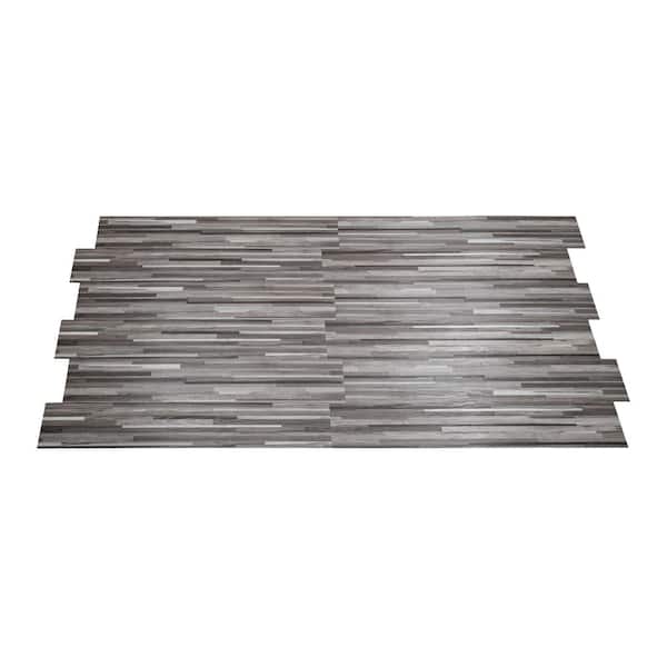 Lucida Surfaces BaseCore Greyscale 12 MIL x 6 in. W x 36 in. L Peel and  Stick Waterproof Luxury Vinyl Plank Flooring (54 sqft/case) BC-901 - The  Home Depot