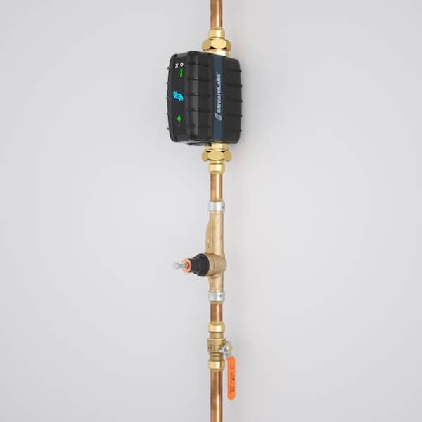 3/4 in. Bronze Double Union Push-To-Connect Water Pressure Regulator with  Gauge