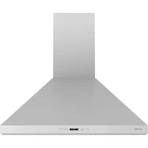 Siena 30 in. 650 CFM Convertible Wall Mount Range Hood with LED Light in Stainless Steel