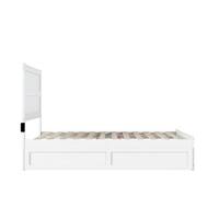 AFI NoHo White Full Bed with Footboard and Twin Trundle AG9161232