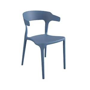 Poolside Collection, Felix Stacking Dining Chairs, Indoor/Outdoor, 4-Pack, French Blue