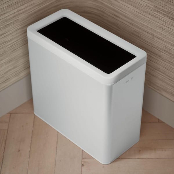 40s ホワイト コットンワークトラウザー W33×L31 超ゴールデンサイズ KOHLER 12-Liter Open-Top Trash Can in White with Polished
