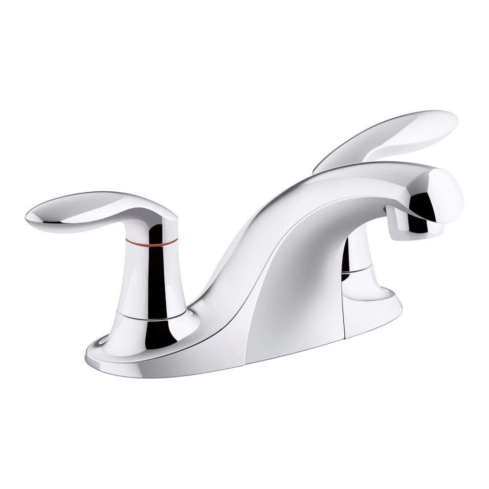 Polished Chrome Kohler Centerset Bathroom Faucets 15240 4ndra Cp 64 1000 